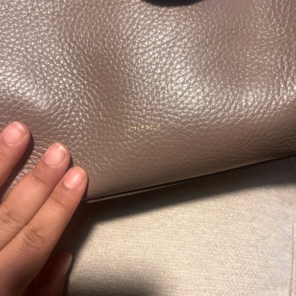 Cuyana Taupe Leather Tote Bag - Picture 4 of 5